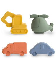 PACK 4 VEHICULOS BAÑO SOLID MULTI