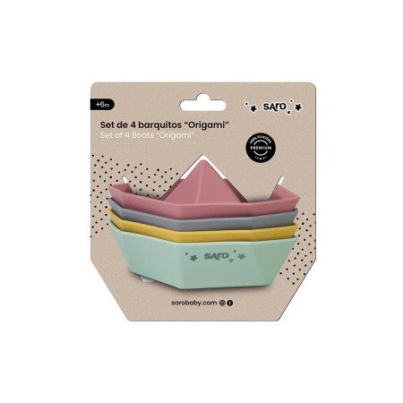 BARQUITOS ORIGAMI SILICONA SARO