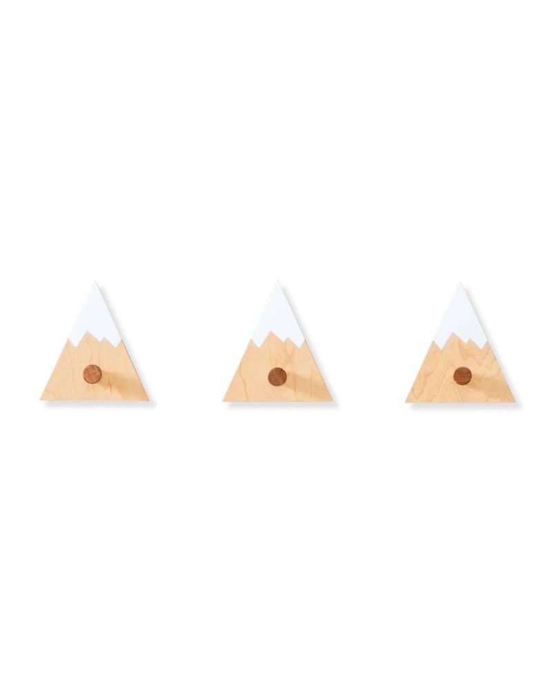 SET 3 PERCHAS INFANTILES DECORATIVAS MONTAÑA ALONDRA