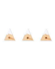 SET 3 PERCHAS INFANTILES DECORATIVAS MONTAÑA ALONDRA