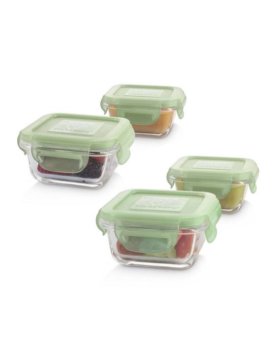 SET 4 TUPPER NATURSQUARE SET 4 TUPPER NATURSQUARE