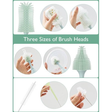 SET CEPILLOS PARA BIBERONES DISEÑO PUSH PRESS MOMCOZY