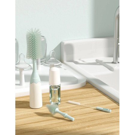SET CEPILLOS PARA BIBERONES DISEÑO PUSH PRESS MOMCOZY