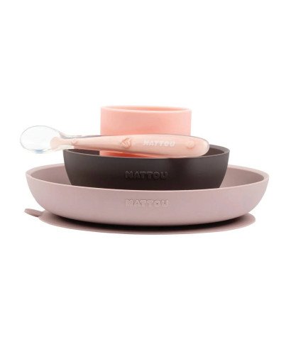 DINNER SET SILICONA NATTOU