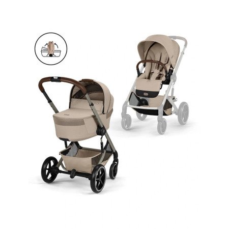 DUO BALIOS S LUX CON CAPAZO PLEGABLE CYBEX