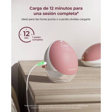 SACALECHES DOBLE PORTATIL M9 GRANATE MOMCOZY