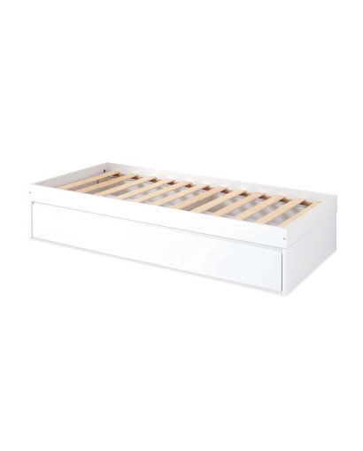 CAMA MONTESSORI BIANCA CON CAMA NIDO