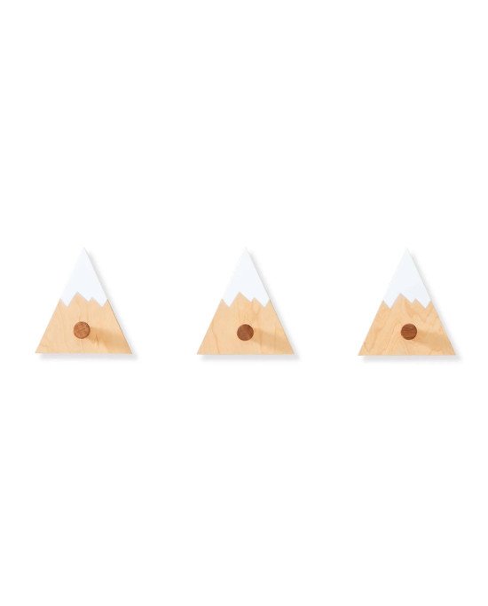SET 3 PERCHAS INFANTILES DECORATIVAS MONTAÑA ALONDRA