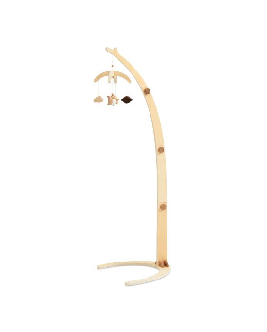 SOPORTE CON MOVIL DE CUNA DE MADERA ALONDRA SOPORTE CON MOVIL DE CUNA DE MADERA ALONDRA