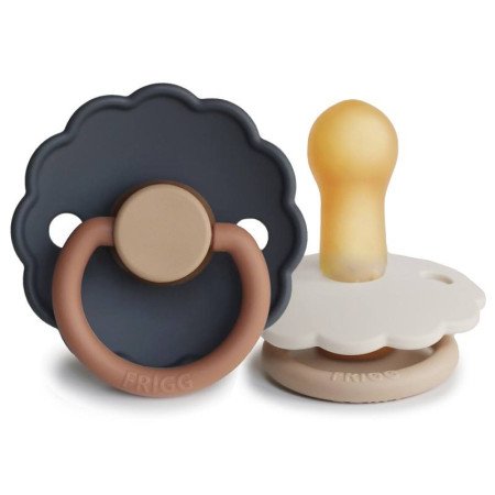 PACK 2 CHUPETES BICOLOR LATEX DAISY FRIGG