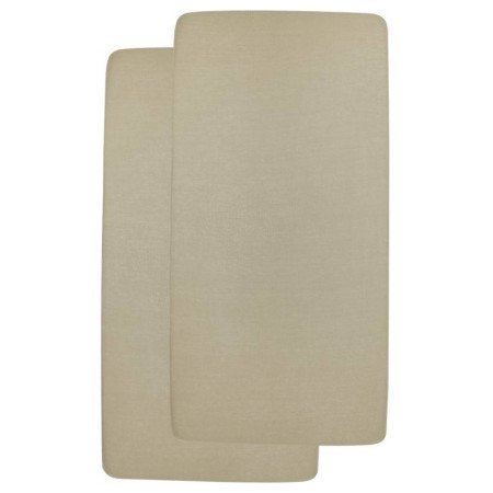PACK 2 SABANAS AJUSTABLES DE CUNA 60 PUNTO MEYCO