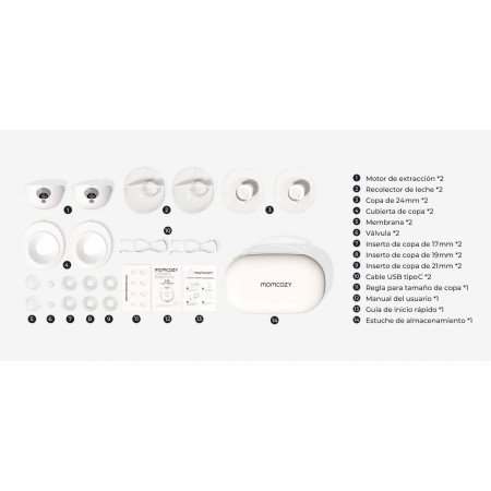 SACALECHES DOBLE PORTATIL M5 SMART MOMCOZY