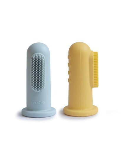 PACK 2 CEPILLOS DIENTES DEDO MUSHIE