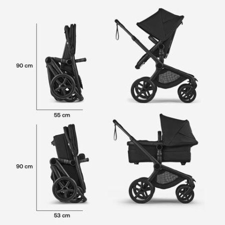 COCHE DUO COMPLETO FOX 5 RENEW BUGABOO