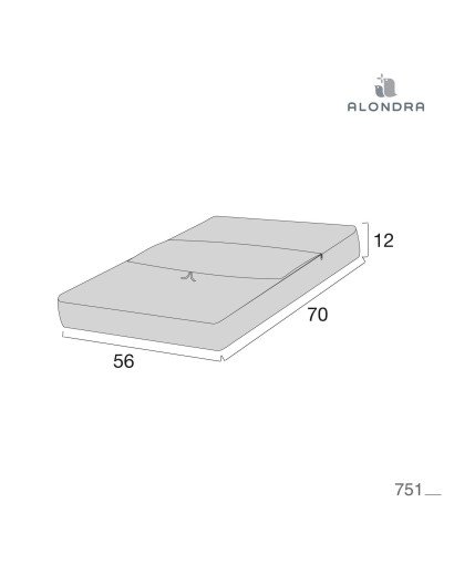 SACO NORDICO PARA MINICUNA CREA 55X70 ALONDRA