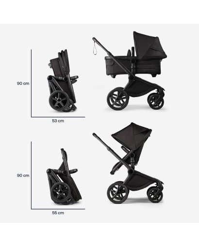DUO BUGABOO FOX 5 EDICIÓN ESPECIAL NOIR