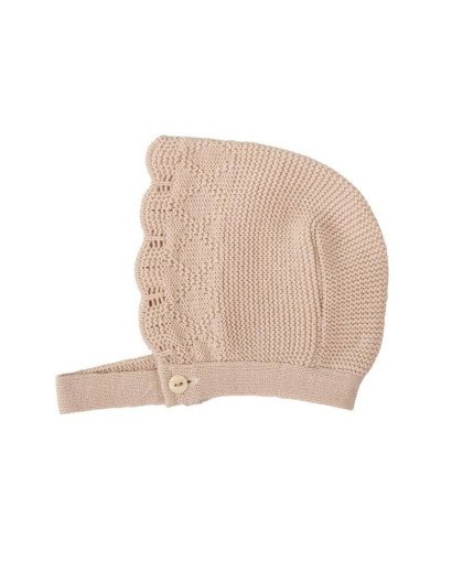 CONJUNTO BEBE PUNTO MANGA LARGA CON CAPOTA BABIDU