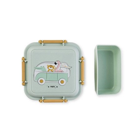 CAJA DE ALMUERZO CUADRADA CLICK SARO