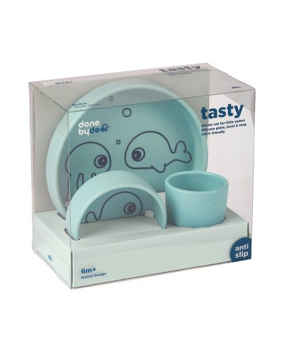 VAJILLA SILICONA SEA FRIENDS DONE BY DEER