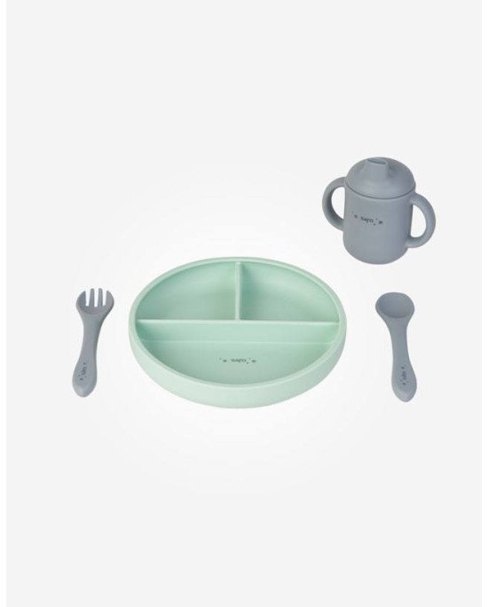 VAJILLA  4 PIEZAS SILICONA SARO