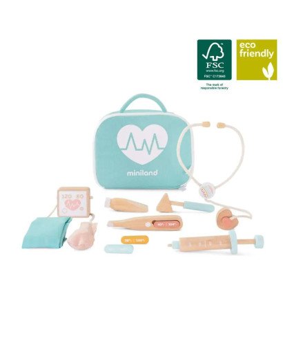 SET MEDICO MADERA MINILAND