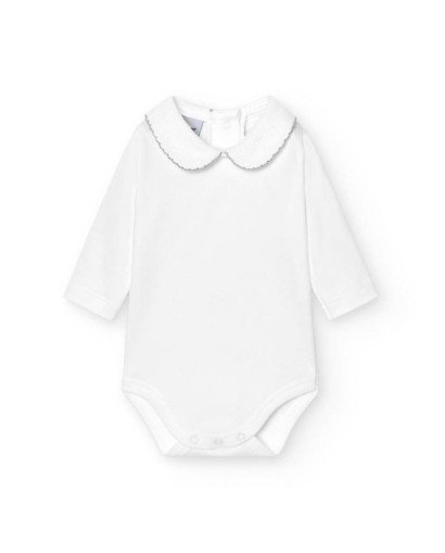 BODY MANGA LARGA CUELLO BEBÉ BABIDU