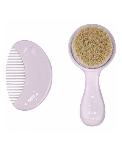 CEPILLO Y PEINE NATURAL SARO