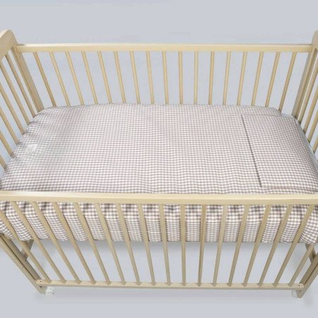 EDREDÓN NORD., BAJERA Y ALMOHADA PRALINÉ CUNA 120X60 WALKING MUM