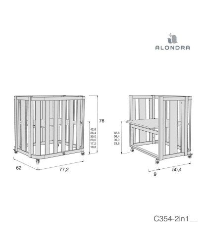 KIT COLECHO MINICUNA CREA PLUS WCO354  ALONDRA