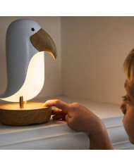 LAMPARA CON ALTAVOZ PAJARO