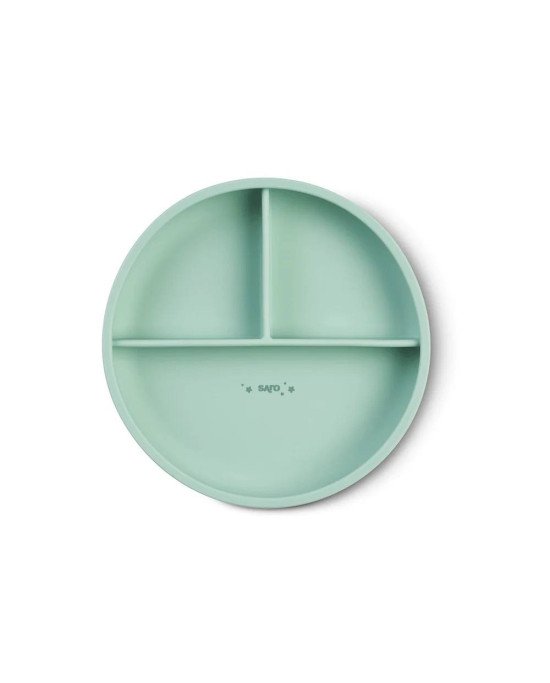 PLATO DE SILICONA CON SECCIONES SARO