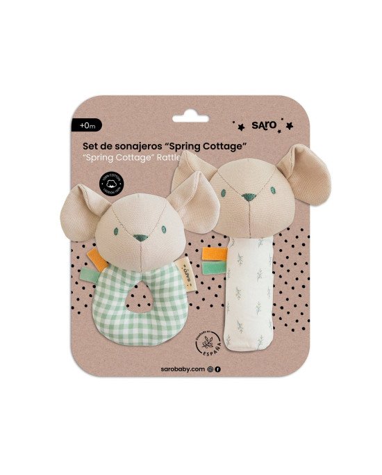 SET DE SONAJEROS MOUSIE "SPRING COTTAGE"