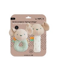 SET DE SONAJEROS MOUSIE "SPRING COTTAGE"