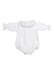 SET TRICOT JERSEY + RANITA + BODY BAMBULA BEIGE 0-1M/56 CM