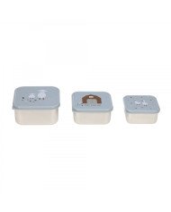 SNACKBOX 3 PCS ACERO INOX