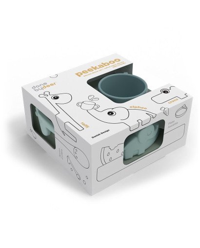 VAJILLA SILICONA PEEKABOO DONE BY DEER