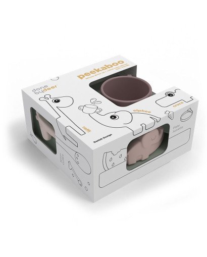 VAJILLA SILICONA PEEKABOO DONE BY DEER