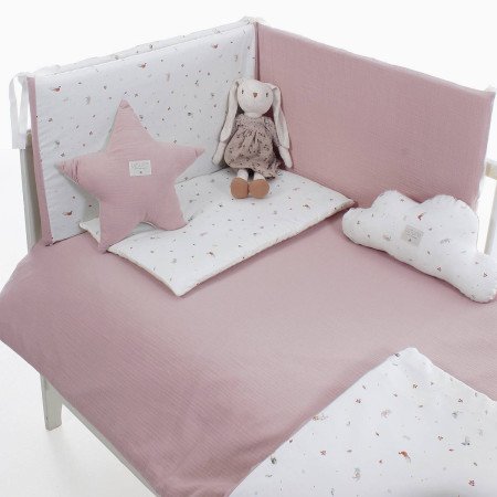 JUEGO PROTECTOR Y FUNDA NORDICA MINICUNA 50X90 UZTURRE