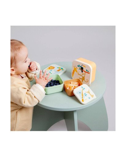 CAJITAS PARA ALMUERZO SNACK BOX-3 MINILAND