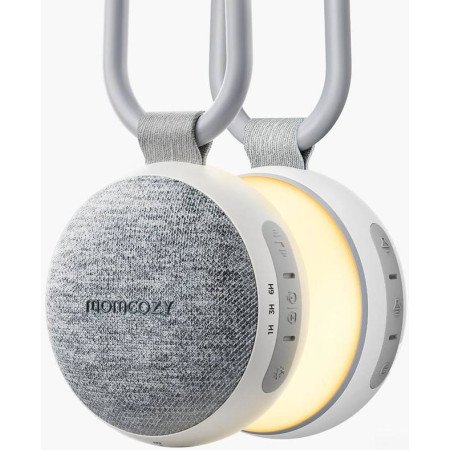 MAQUINA SONIDO PORTATIL+LUZ NOCHE BLANCO