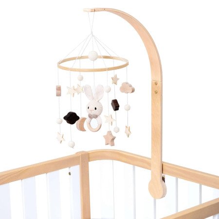 MOVIL DE MADERA CUNA Y MINICUNA ALONDRA