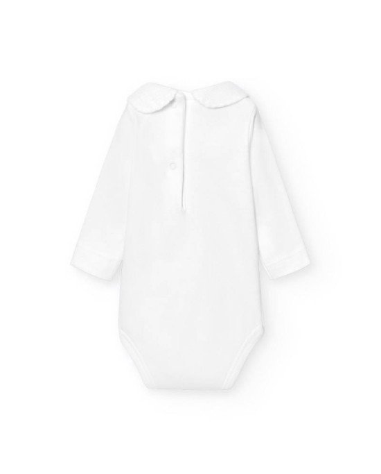 BODY MANGA LARGA CUELLO BEBÉ BABIDU