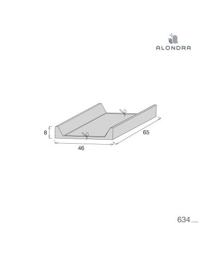 CAMBIADOR VESTIDOR COMODA ALONDRA REF. 634