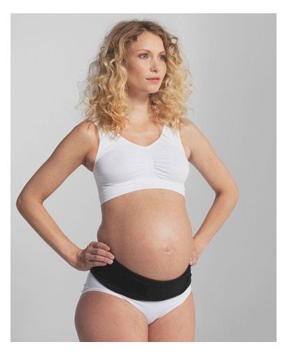 CINTURÓN REGULABLE DE SOPORTE PARA EL EMBARAZO NEGRO CARIWELL