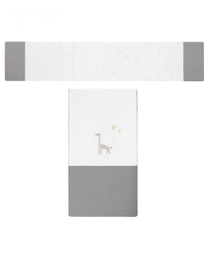 COLCHA + PROTECTOR CUNA 70 PRAIA