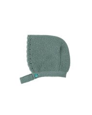 CONJUNTO BEBE PUNTO RANITA CON CAPOTA BABIDU