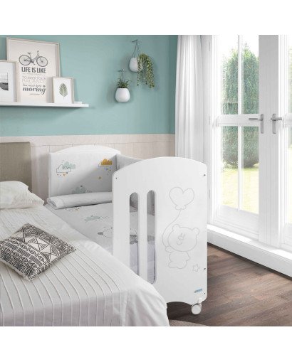 CUNA SWEET GLOBITO COLECHO + TEXTIL + COLCHÓN