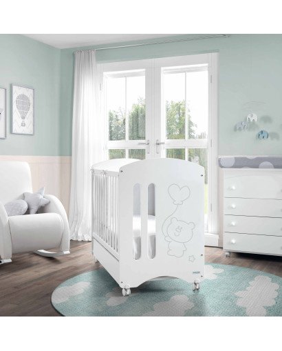 CUNA SWEET GLOBITO COLECHO + TEXTIL + COLCHÓN