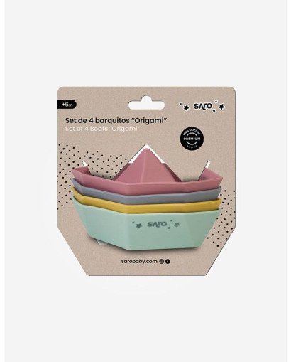 MORDEDOR ORIGAMI BARQUITOS SARO