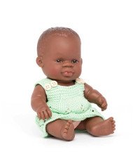 MUÑECO BEBE 21 CM. VESTIDO MINILAND